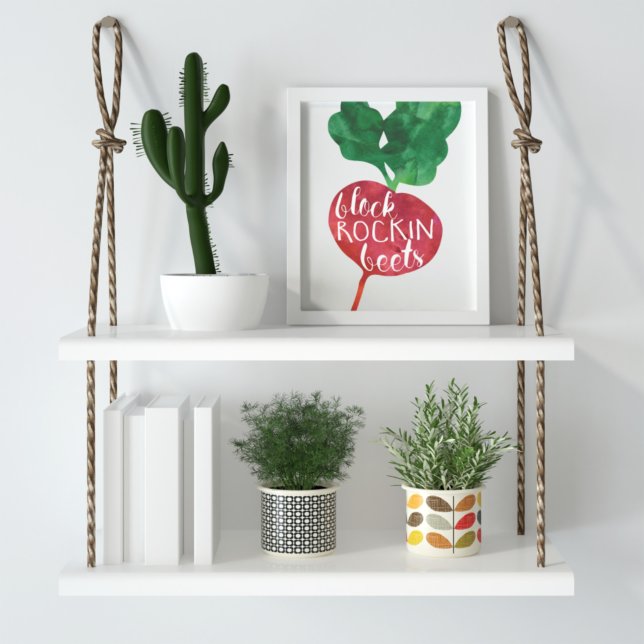 Póster Bloquear remolachas de Rockin | Veggie Pun Kitchen (Subido por el creador)