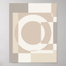 Póster Bloques Geométricos Suaves – Simple y Elegante