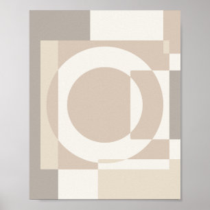 Póster Bloques Geométricos Suaves – Simple y Elegante