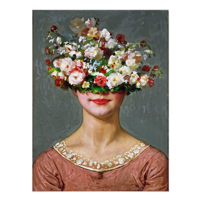 Póster "Blossom Bonnet" Helen - Sociedad de Arte y Floral (Anverso)