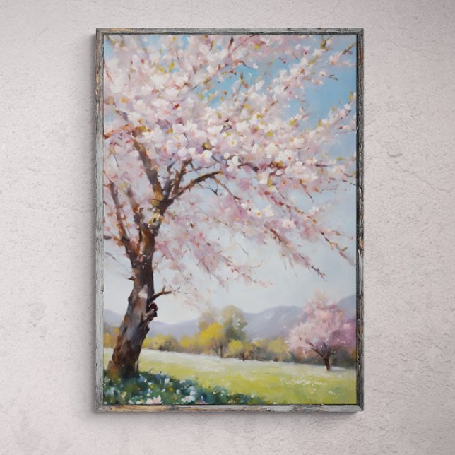 Póster Blossom Serenity: pintura de aceite de campo de hi (Subido por el creador)