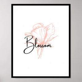 Póster Blossom Spring Flower Floral Bloom Floral Art