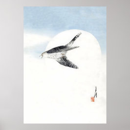 Póster Blue and White