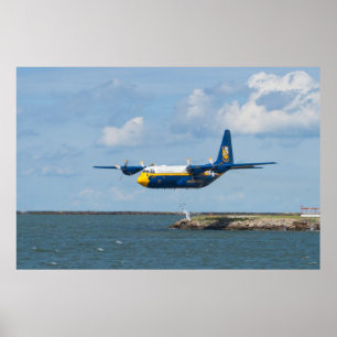 Póster Blue Angels Fat Albert low despegue