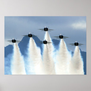 Póster Blue_Angels_on_Delta_Formation