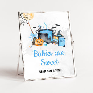 Póster Blue Baby está preparando Bebés Brujos son Dulces