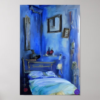 PÓSTER BLUE BOUDOIR