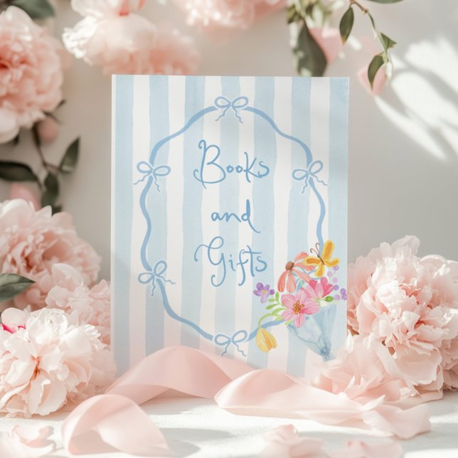 Póster Blue Bow Libros y regalos florales caprichosos (Subido por el creador)