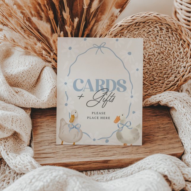 Póster Blue Bow Silly Goose Coquette Cards & Gifts Rótulo (Subido por el creador)