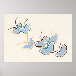 Póster Blue Butterfly