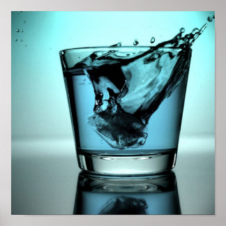 Póster Blue cocktail