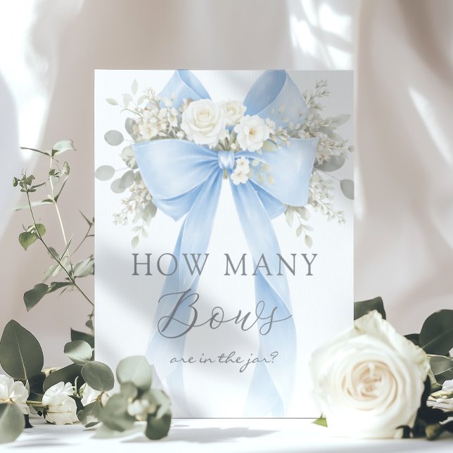 Póster Blue Coquette Bow How many Bows Game (Subido por el creador)