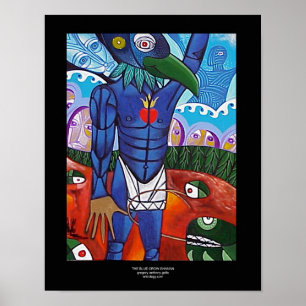 Póster Blue Crow de Gregory Gallo