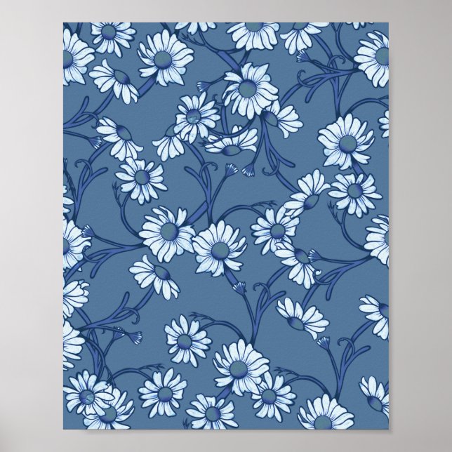 Póster Blue Daisy (Frente)