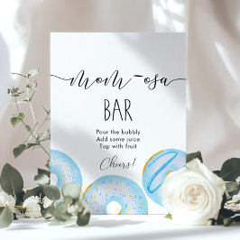 Póster Blue donuts Momosa bar