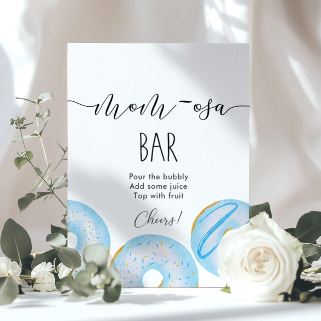 Póster Blue donuts Momosa bar (Subido por el creador)