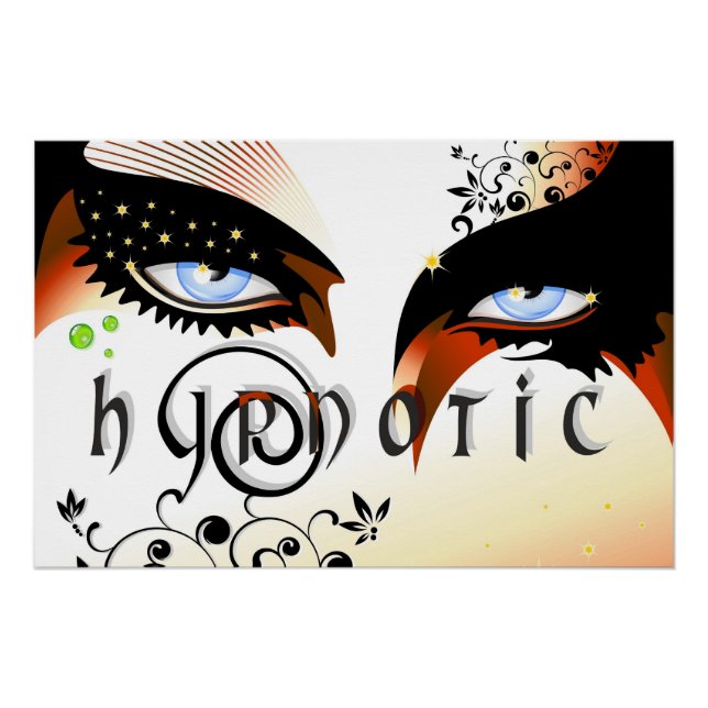 Póster Blue Eyes Fashion Make Up (Anverso)