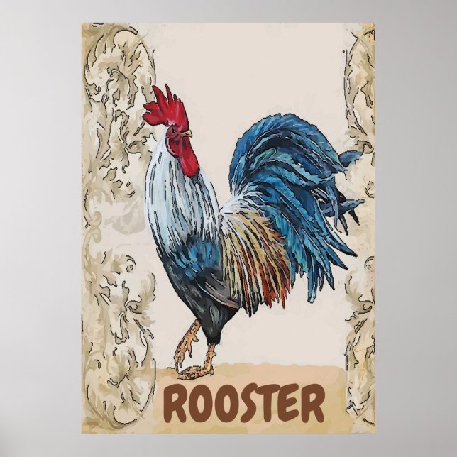 Póster Blue Hens, Edit Text Poster (Frente)