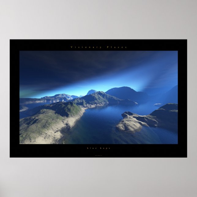 Póster blue hope (Frente)