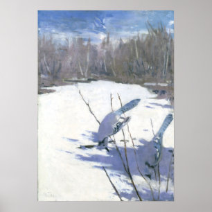 Póster Blue Jays In Winter por Abbott Handerson Thayer