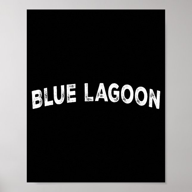 Póster Blue Lagoon  (Frente)