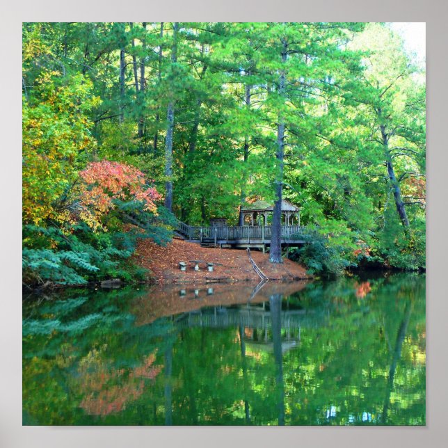 Póster Blue Lake Early Autumn (Frente)