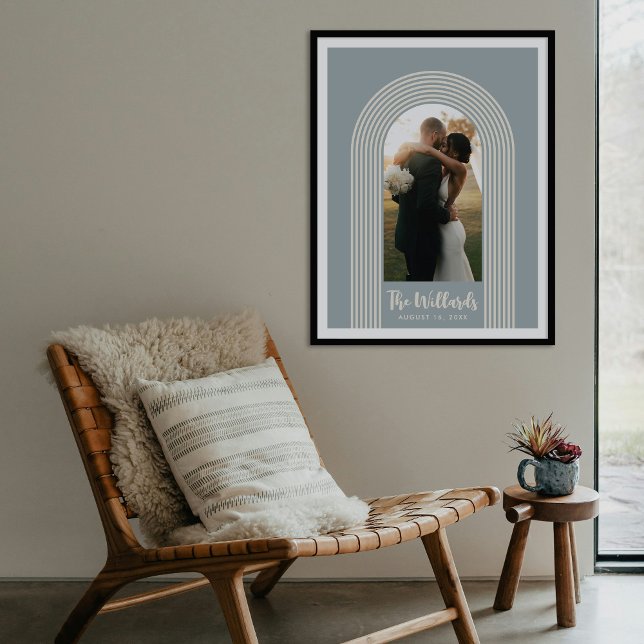 Póster Blue Lombard Lines Arch Custom Photo Art Print (Subido por el creador)