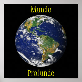 Póster Blue Marble_Mundo Profundo