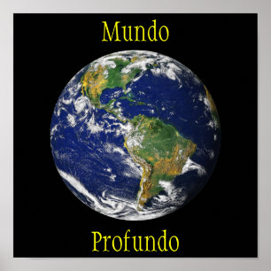 Póster Blue Marble_Mundo Profundo