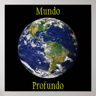 Póster Blue Marble_Mundo Profundo