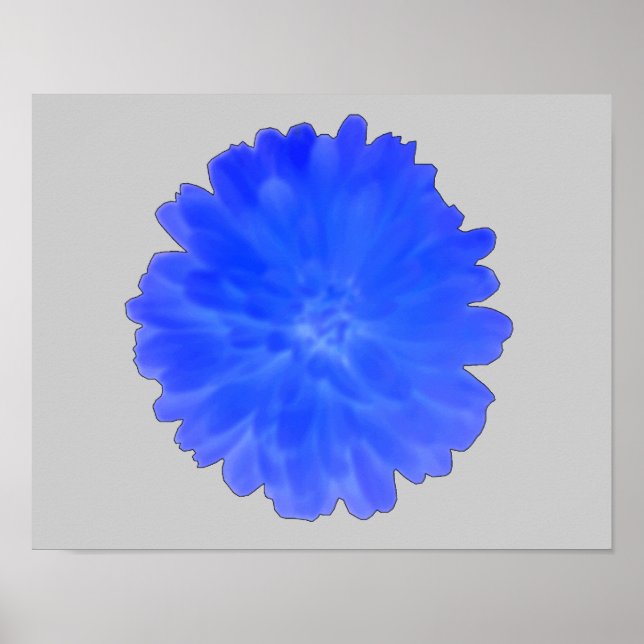 Póster Blue Marigold Poster (Frente)