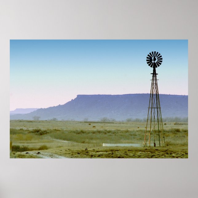 Póster Blue Mesas Majesty (Frente)