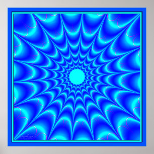 Póster Blue Moon Shining