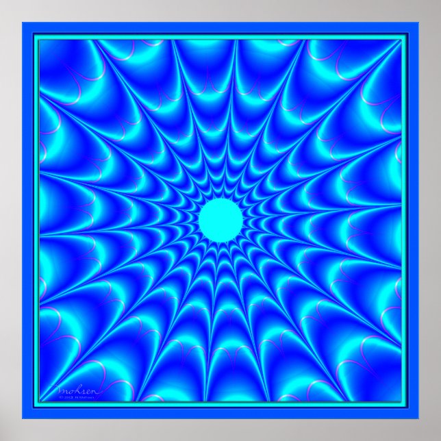 Póster Blue Moon Shining (Frente)