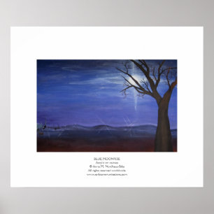 Póster Blue Moonrise