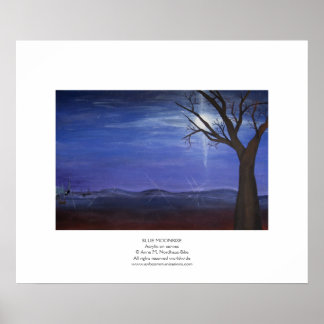 Póster Blue Moonrise