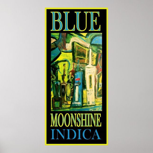 PÓSTER BLUE MOONSHINE INDICA (Frente)