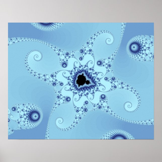 Póster Blue Octopuses Poster (Frente)