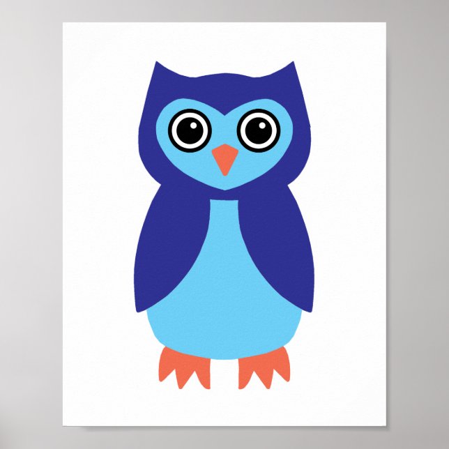 Póster Blue Owl (Frente)