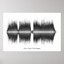 Póster Blue Oyster Cult Reaper Soundwave Art