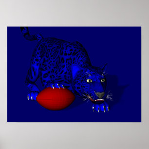 Póster Blue Panther