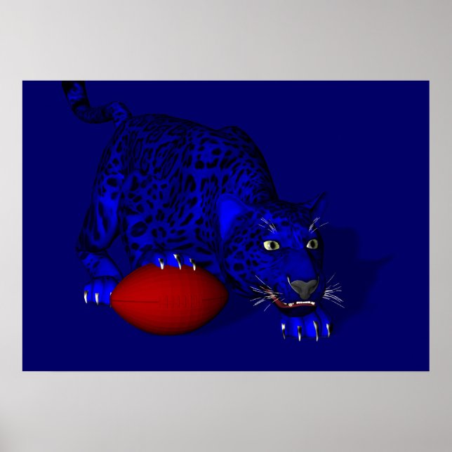 Póster Blue Panther (Frente)