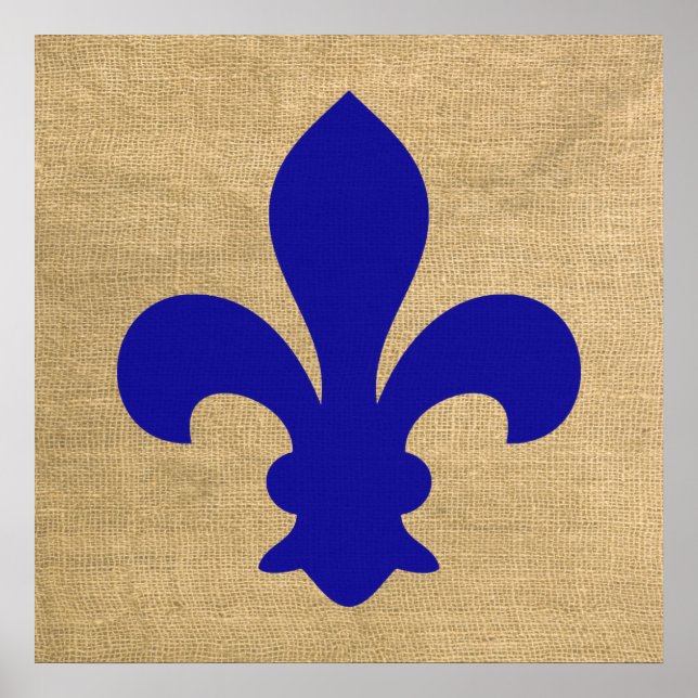 Póster Blue Pariods Fleur de Lys (Frente)
