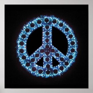 Póster blue peace canvas print
