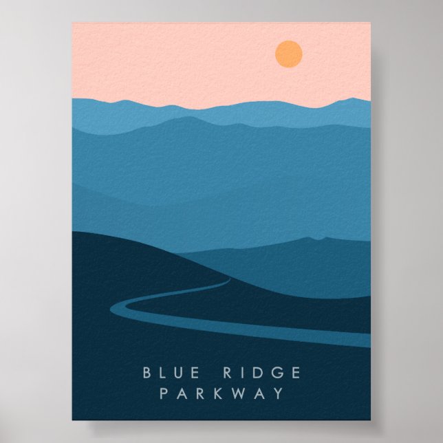 Póster Blue Ridge Parkway (Frente)