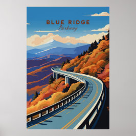 Póster Blue Ridge Parkway