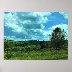 Póster Blue Ridge Parkway cerca de Floyd, Virginia