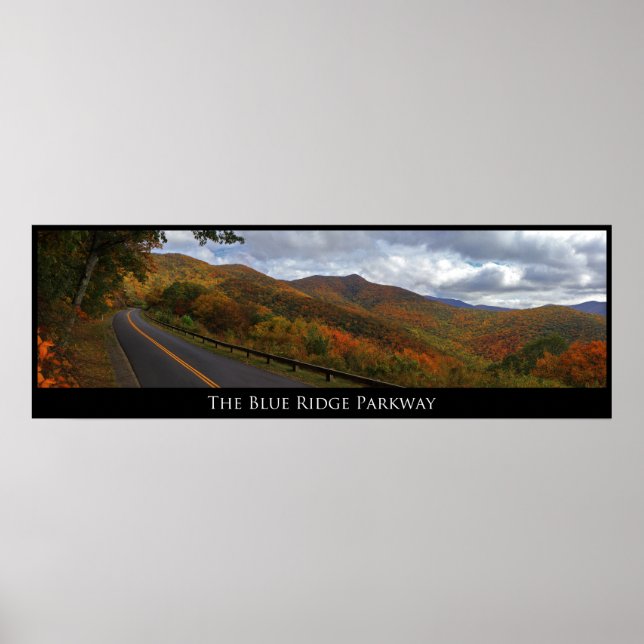 Póster Blue Ridge Parkway in Fall (Frente)