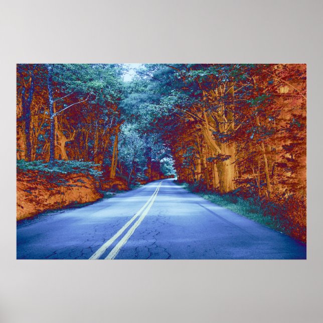 Póster Blue Roads (Frente)