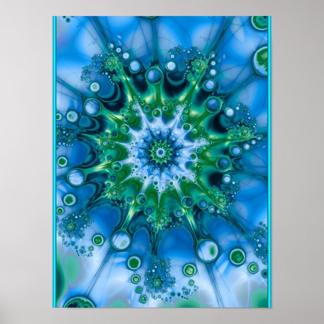 Póster Blue Splash (Frente)